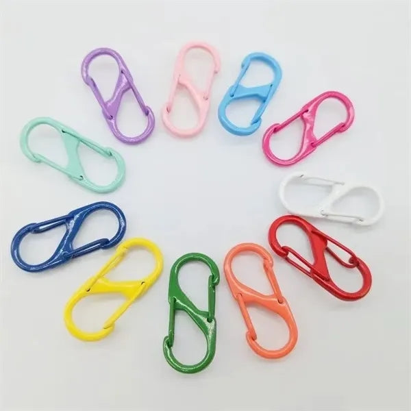 Dual Spring Carabiner Clips, Hook Buckle for Camping