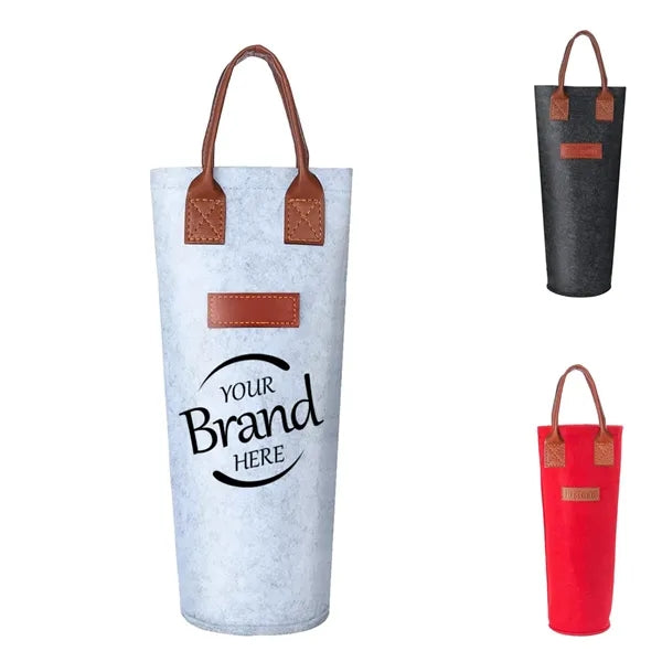 Felt Gift Wine Tote Bottle Bag