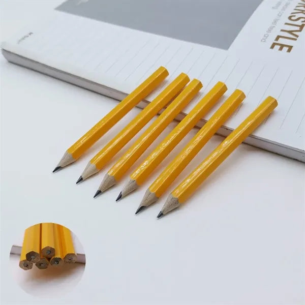 Hex Shape Wooden Golf Pencil