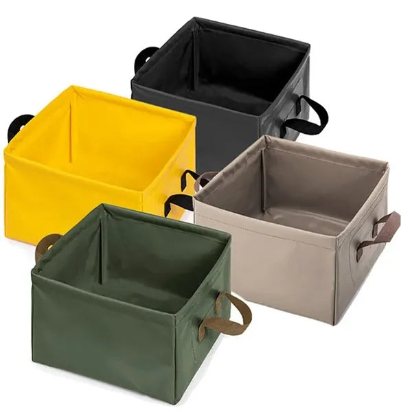 Collapsible Portable Storage Bucket-11 1/4 " x 6 3/4"