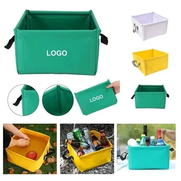 Collapsible Portable Storage Bucket-11 1/4 " x 6 3/4"