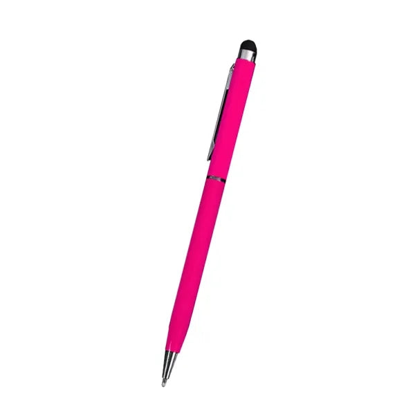 Metal Ballpoint Pen with Stylus Tip