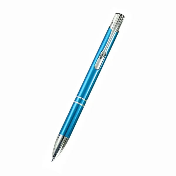 Multi-colored Metal Press Ballpoint Pen with Clip