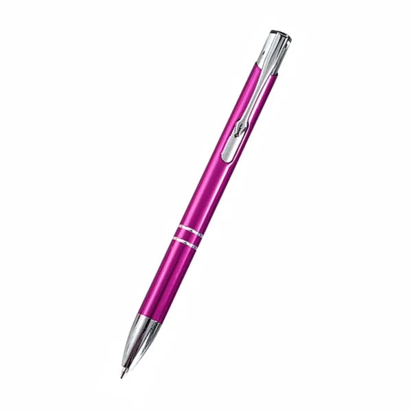 Multi-colored Metal Press Ballpoint Pen with Clip