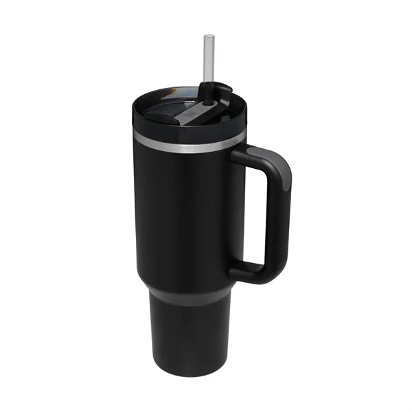 30 oz Tumbler with Handle and Straw Lid