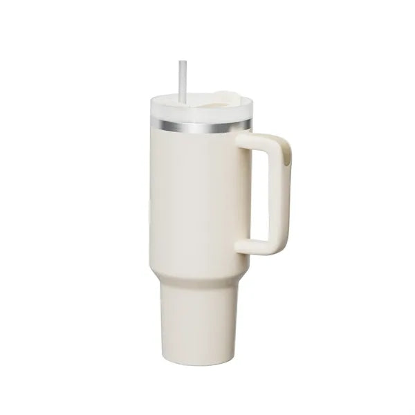 30 oz Tumbler with Handle and Straw Lid