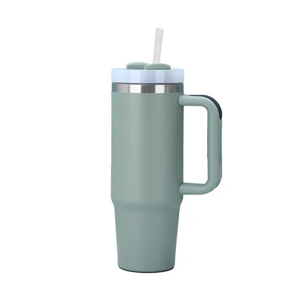 30 oz Tumbler with Handle and Straw Lid