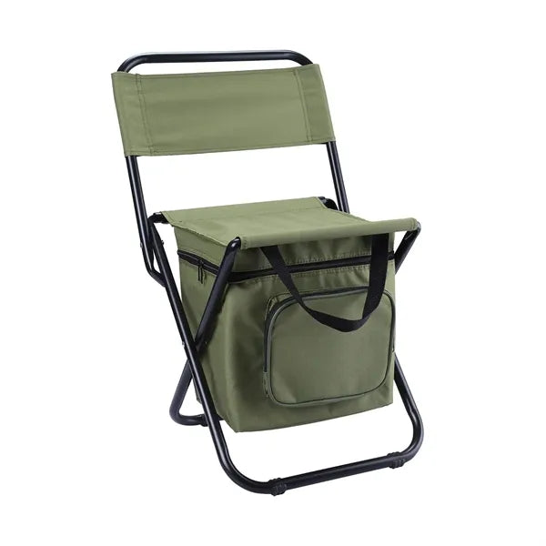 Outdoor Camping Chair With Food Storage Box