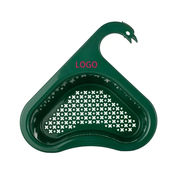 Kitchen Corner Triangle Sink Drain Basket Swan Rack
