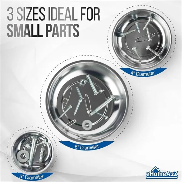 Magnetic Parts Bowl 3" 4" 6" Available