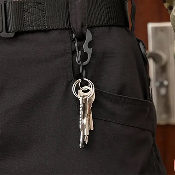 D shape bottle opener keychain