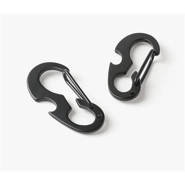 D shape bottle opener keychain