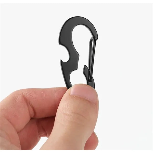 D shape bottle opener keychain