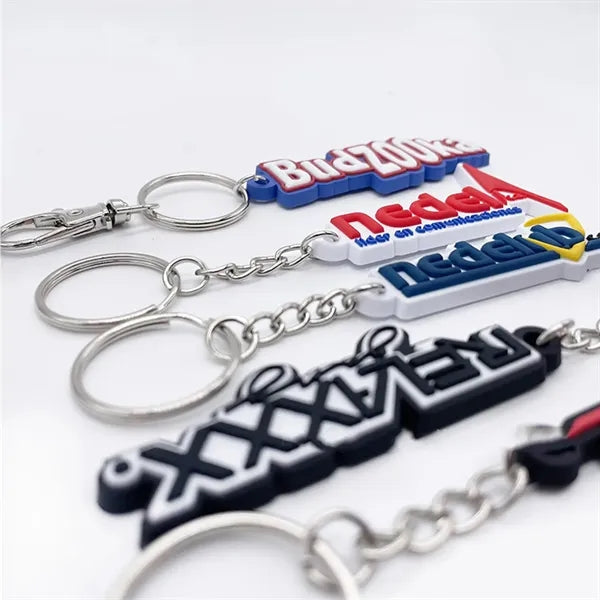 Soft PVC Key Tag Keychains