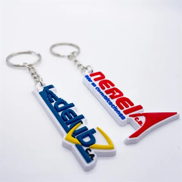 Soft PVC Key Tag Keychains