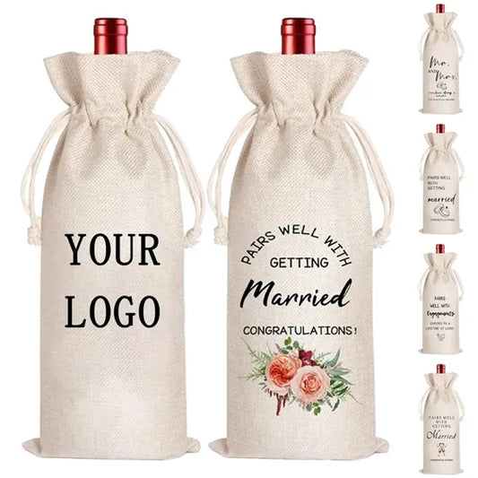 Wedding Wine Bag