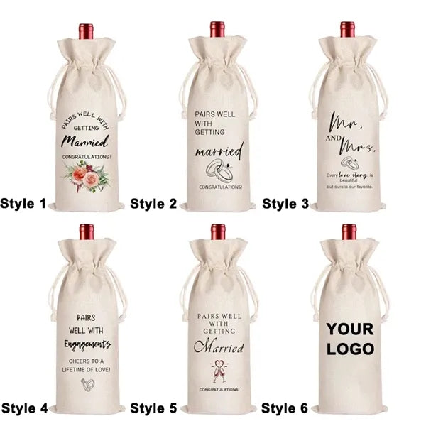 Wedding Wine Bag