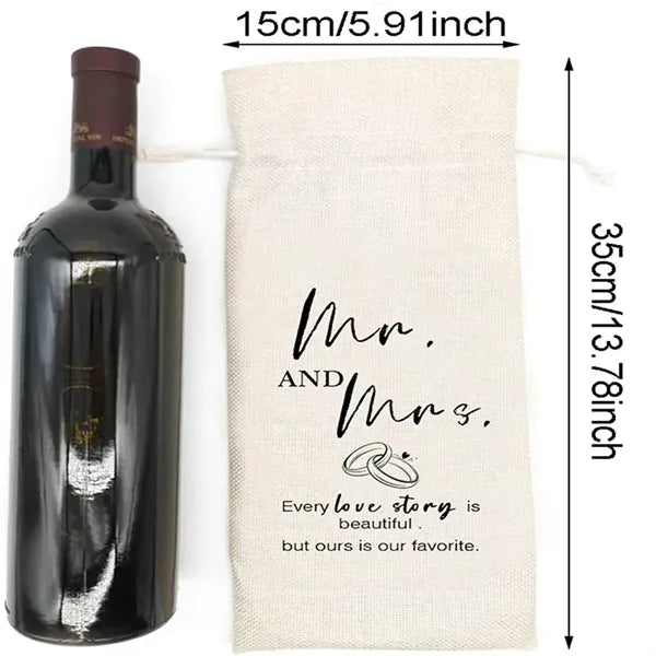 Wedding Wine Bag