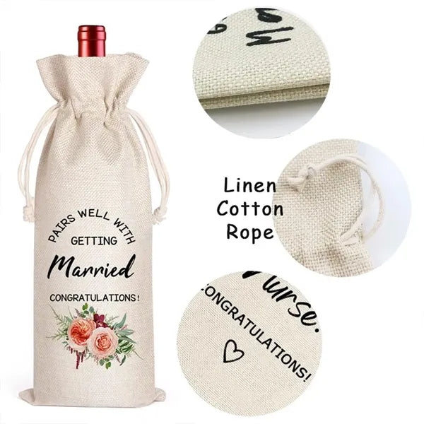 Wedding Wine Bag