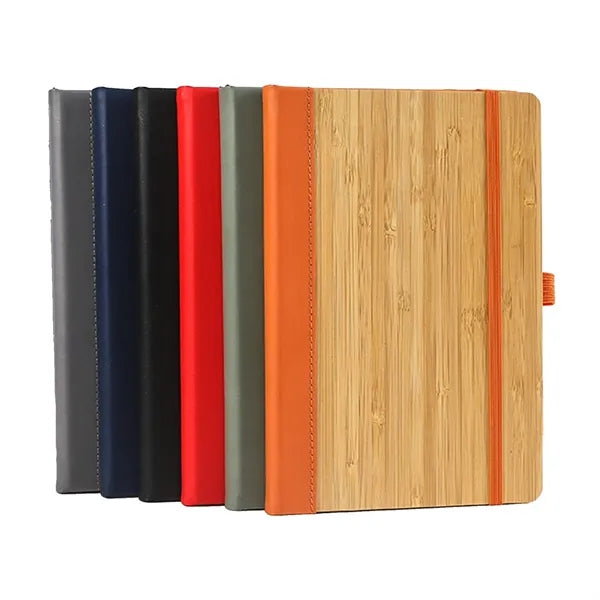 Bamboo Cover Notebook with Pen