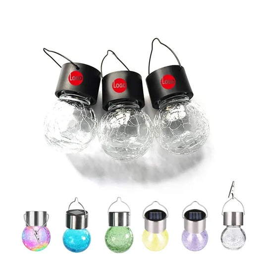 Coloful Solar LED Hanging Bulb