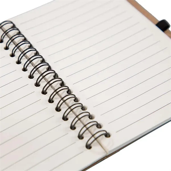Kraft Notebook with Sticky Notes