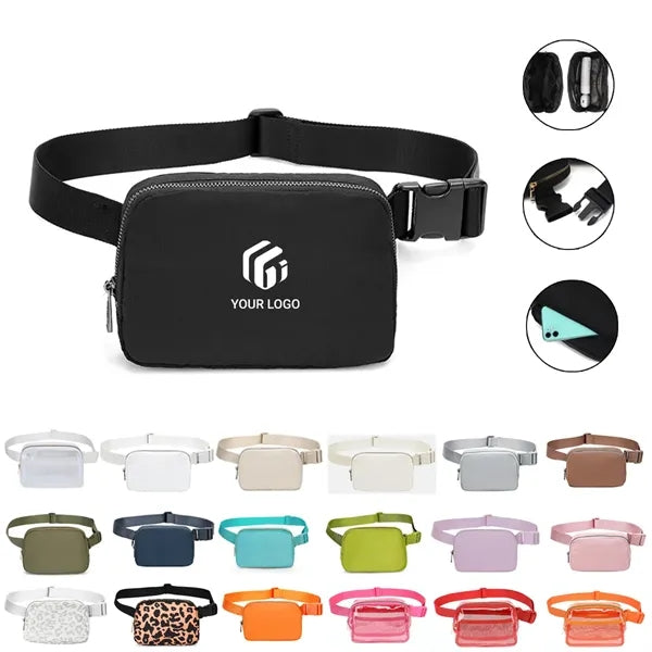 Fashion versatile unisex portable large capacity waist bag