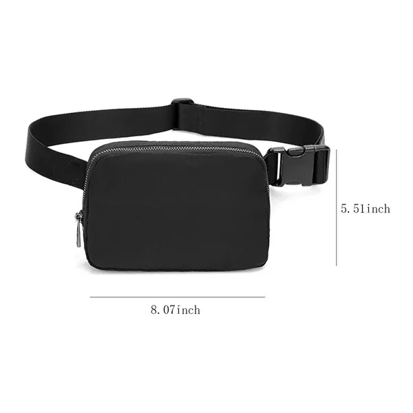Fashion versatile unisex portable large capacity waist bag