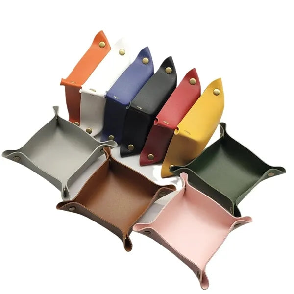 Leather Valet Tray Organizer