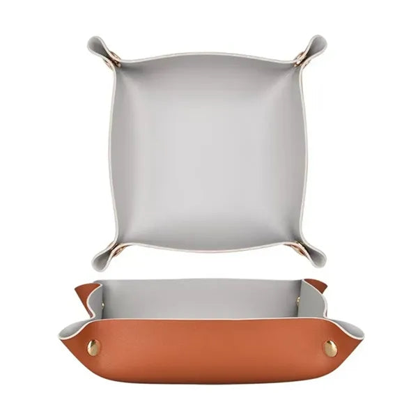 Leather Valet Tray Organizer