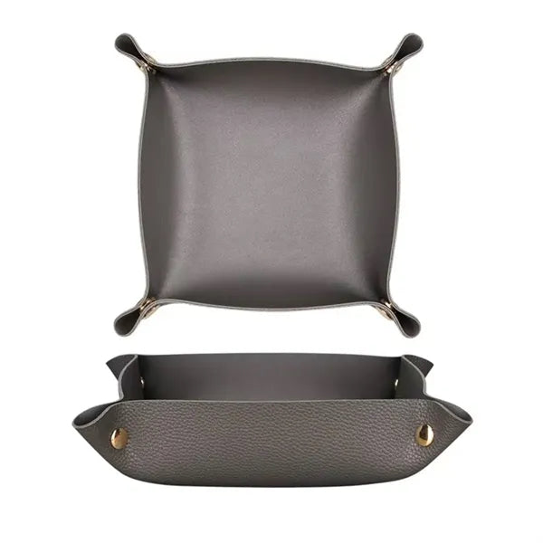 Leather Valet Tray Organizer