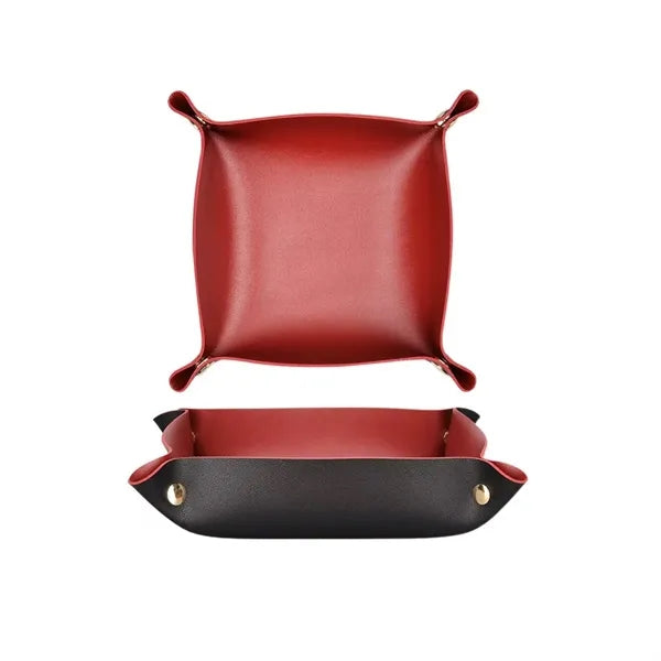 Leather Valet Tray Organizer