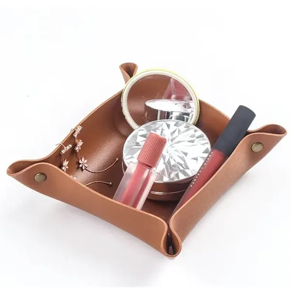 Leather Valet Tray Organizer