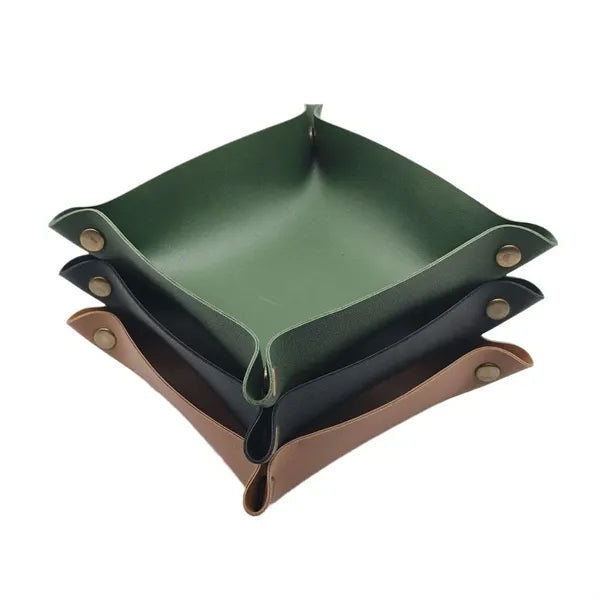 Leather Valet Tray Organizer