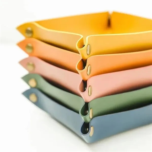 Leather Valet Tray Organizer
