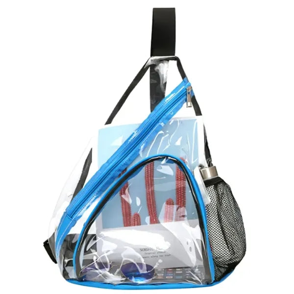 Stadium Clear PVC Shoulder Crossbody Backpack Sling Bag