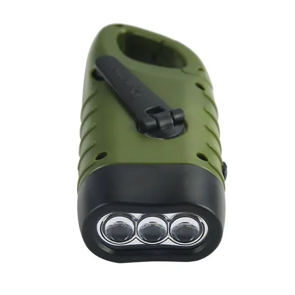 Portable Outdoor Camping Hand Crank LED Flashlight