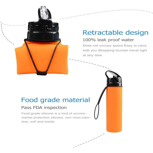 Silicone Travel Water Bottle