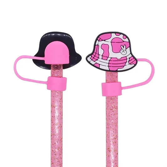 Drinking straw covers
