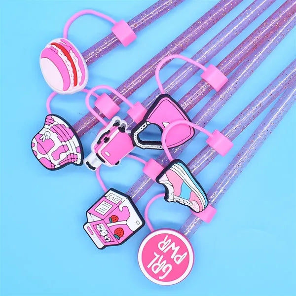 Drinking straw covers