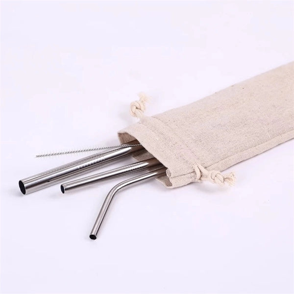 4 Pcs Stainless Steel Straw