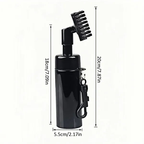 Golf club cleaning brush