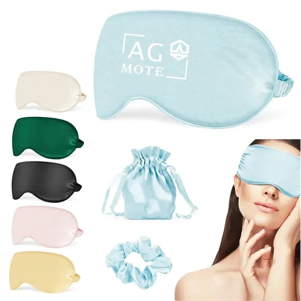 Silk Sleep Eye Mask With Storage Bag