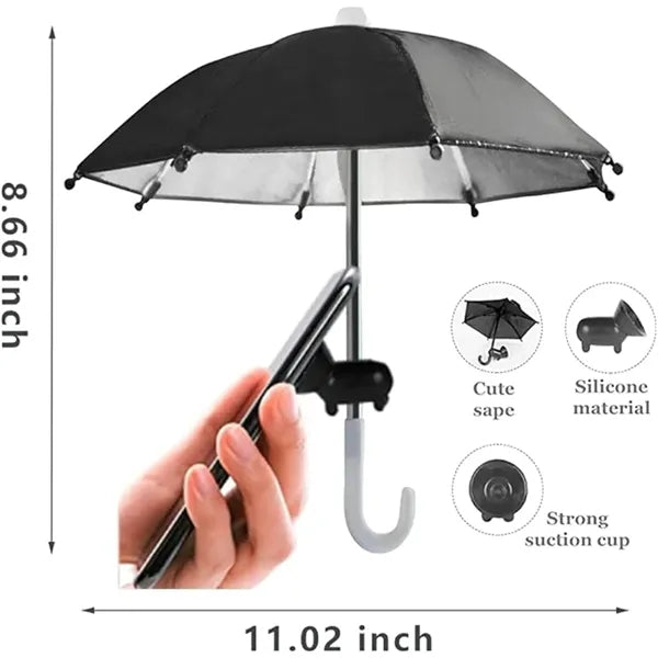 Phone Umbrella For Sun Shad Suction Cup Stand Outdoor