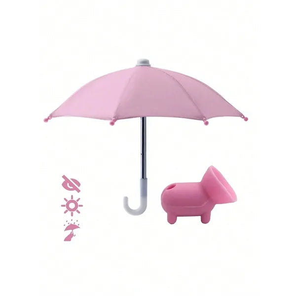 Phone Umbrella For Sun Shad Suction Cup Stand Outdoor
