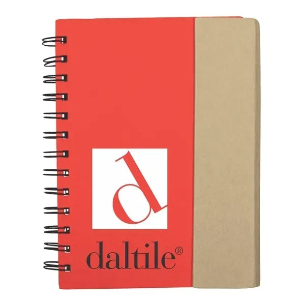Eco-Recycled Magnetic Journal with Sticky Notes & Tabs