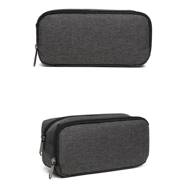 Big Capacity Two-Tier Stationery Durable Pencil Bag