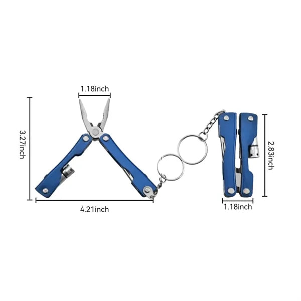Versatile Portable 9-in-1 Outdoor Survival Multi-Tool Pliers