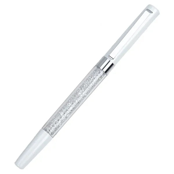 Metal Crystalline Ballpoint Pen with Clip