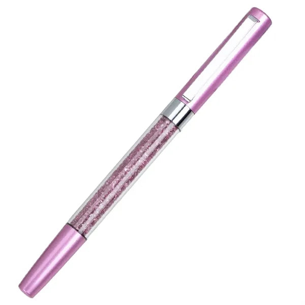 Metal Crystalline Ballpoint Pen with Clip